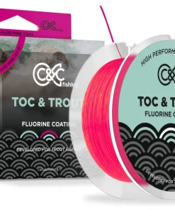 C&C FISHING Fils De Pêche Truite^Nylon Toc Trout Fluo