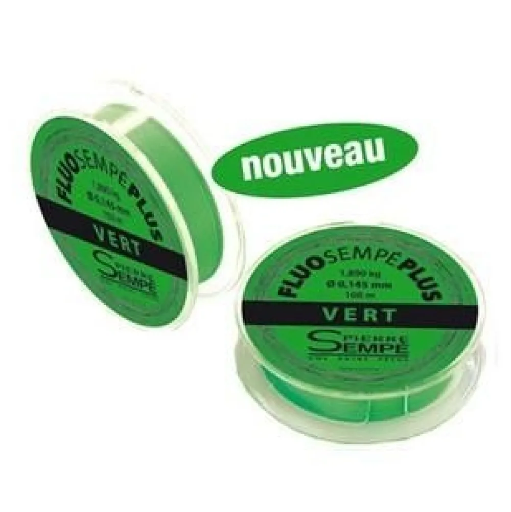 PIERRE SEMPé Nylon de Pêche Fluo Vert