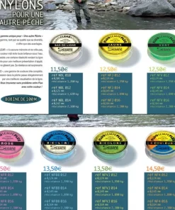 PIERRE SEMPé Nylon de Pêche Fluo Vert