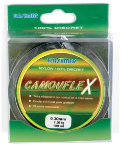 FLASHMER Fils De Pêche|Nylons / Tresses^Nylon Camouflex 1000 m