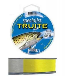 POWERLINE Fils De Pêche Truite^Nylon Fluo Spécialist Truite 150 m