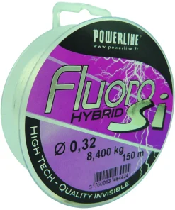 POWERLINE Nylons / Tresses|Nylons / Tresses Carnassier^Nylon Fluoro SI Hybrid 150 m
