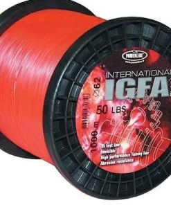 POWERLINE Fils De Pêche|Nylons / Tresses^Nylon IGFA rouge 1000 m