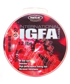 POWERLINE Fils De Pêche|Nylons / Tresses^Nylon IGFA rouge 300 m