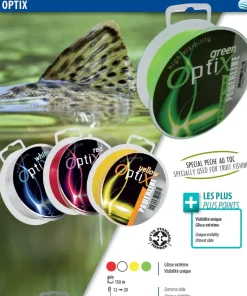 POWERLINE Nylon Optix jaune 150 m 18/100 -3,1 kg