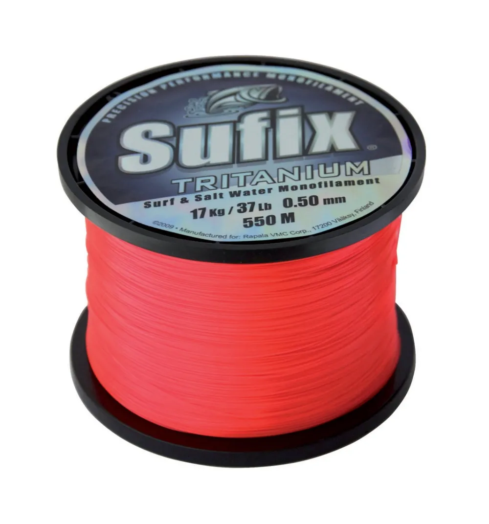 SUFIX Nylons / Tresses|Nylons / Tresses Carnassier^Nylon Tritanium Orange