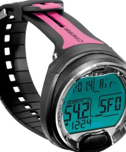 CRESSI-SUB Ordinateur D'Apnée|Gestion D'Air^Ordinateur de Plongée Cressi Leonardo 2.0 - Noir/Rose