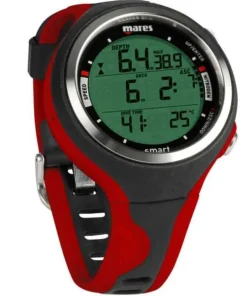 MARES Gestion D'Air|Ordinateur Montre D'Apnée^Ordinateur de Plongée Smart Rouge