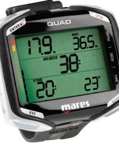 MARES Ordinateur de Plongée Quad Blanc
