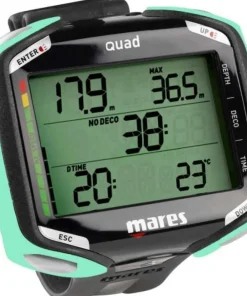 MARES Ordinateur de Plongée Quad Aquamarine