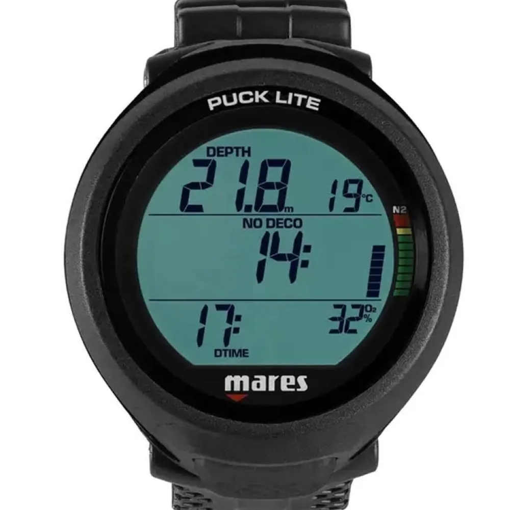 MARES Gestion D'Air|Ordinateur Montre D'Apnée^Ordinateur de Plongée Puck Lite Bleu