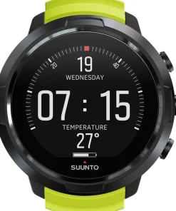 SUUNTO Ordinateur D'Apnée|Gestion D'Air^Ordinateur de Plongée D5 Black Lime