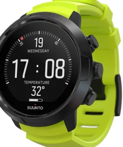 SUUNTO Ordinateur D'Apnée|Gestion D'Air^Ordinateur de Plongée D5 Black Lime