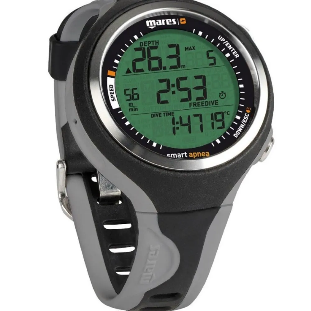 MARES Ordinateur montre d'apnée Smart Apnea Noir/Gris
