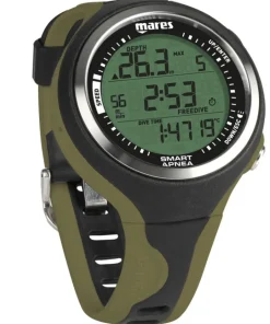 MARES Ordinateur montre d'apnée Smart Apnea Noir/Olive