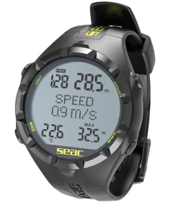 SEAC SUB Ordinateur D'Apnée|Ordinateur Montre D'Apnée^Ordinateur Apnea HR - Noir/Jaune