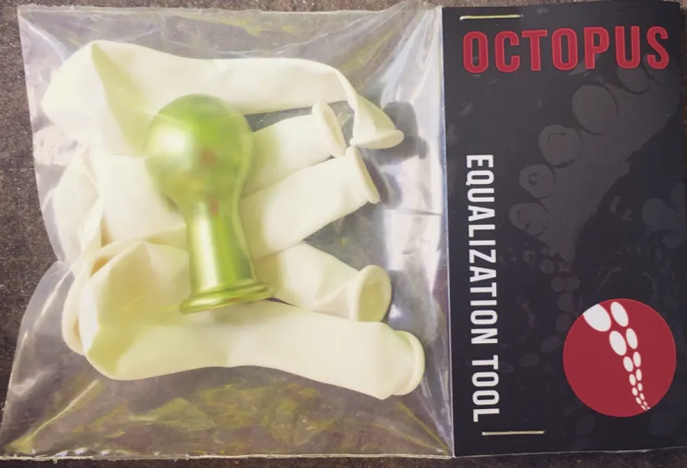 OCTOPUS FREEDIVING Otovent Equalization Training Device Gris
