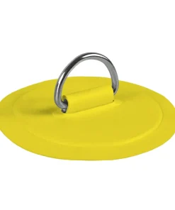 SURF UNITED Anneau D-Ring^Pack 4 anneaux inox D-Ring avec patch Jaune