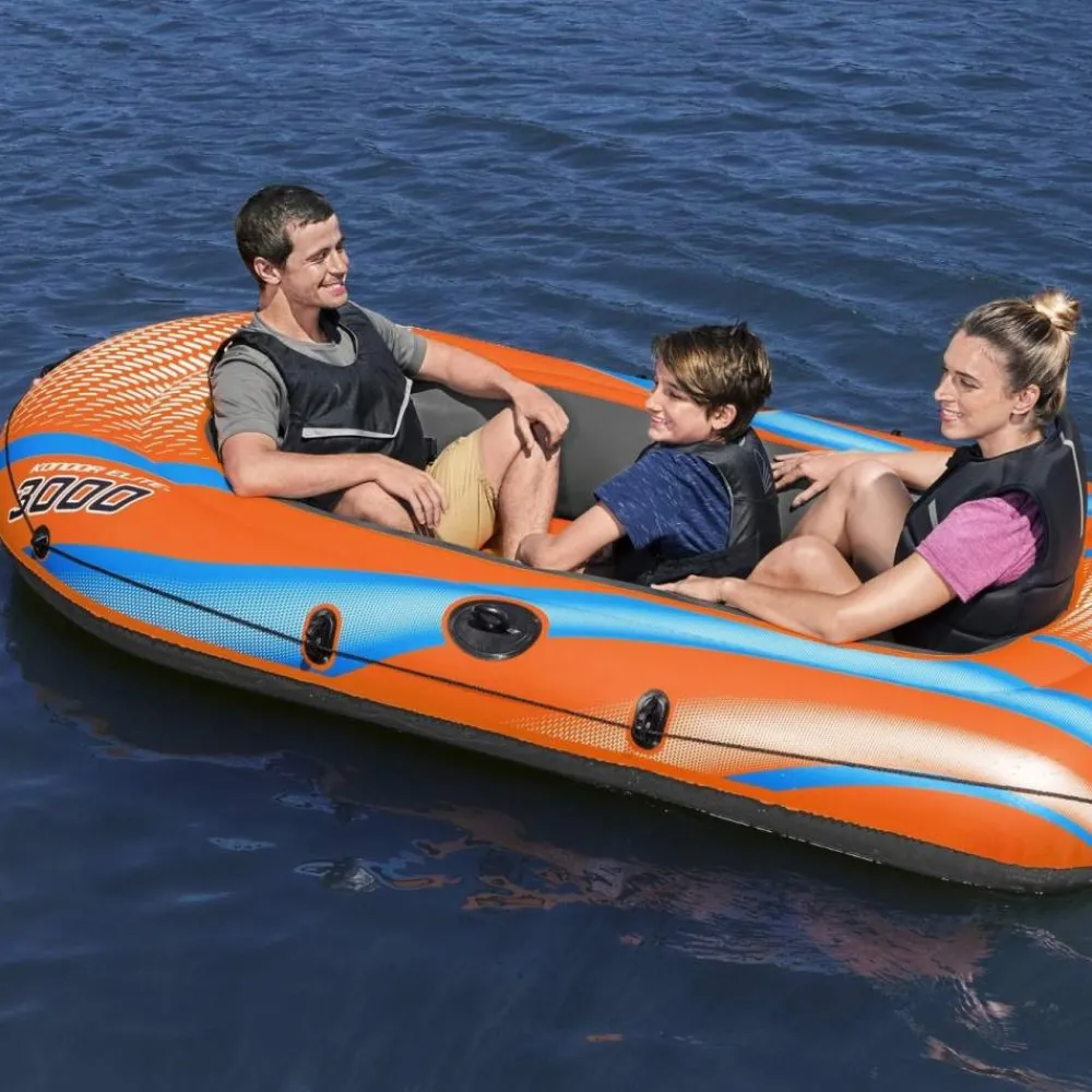 BESTWAY Bateau Pneumatique^Pack bateau gonflable 3 places Kondor Elite 3000