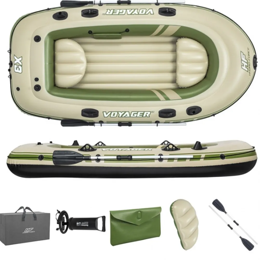 HYDRO-FORCE Pack bateau gonflable 3 places Voyager X3