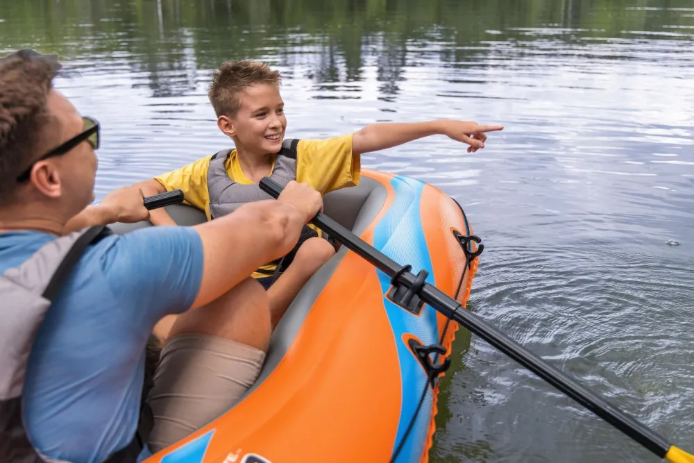 BESTWAY Pack bateau gonflable Kondor Elite 2000