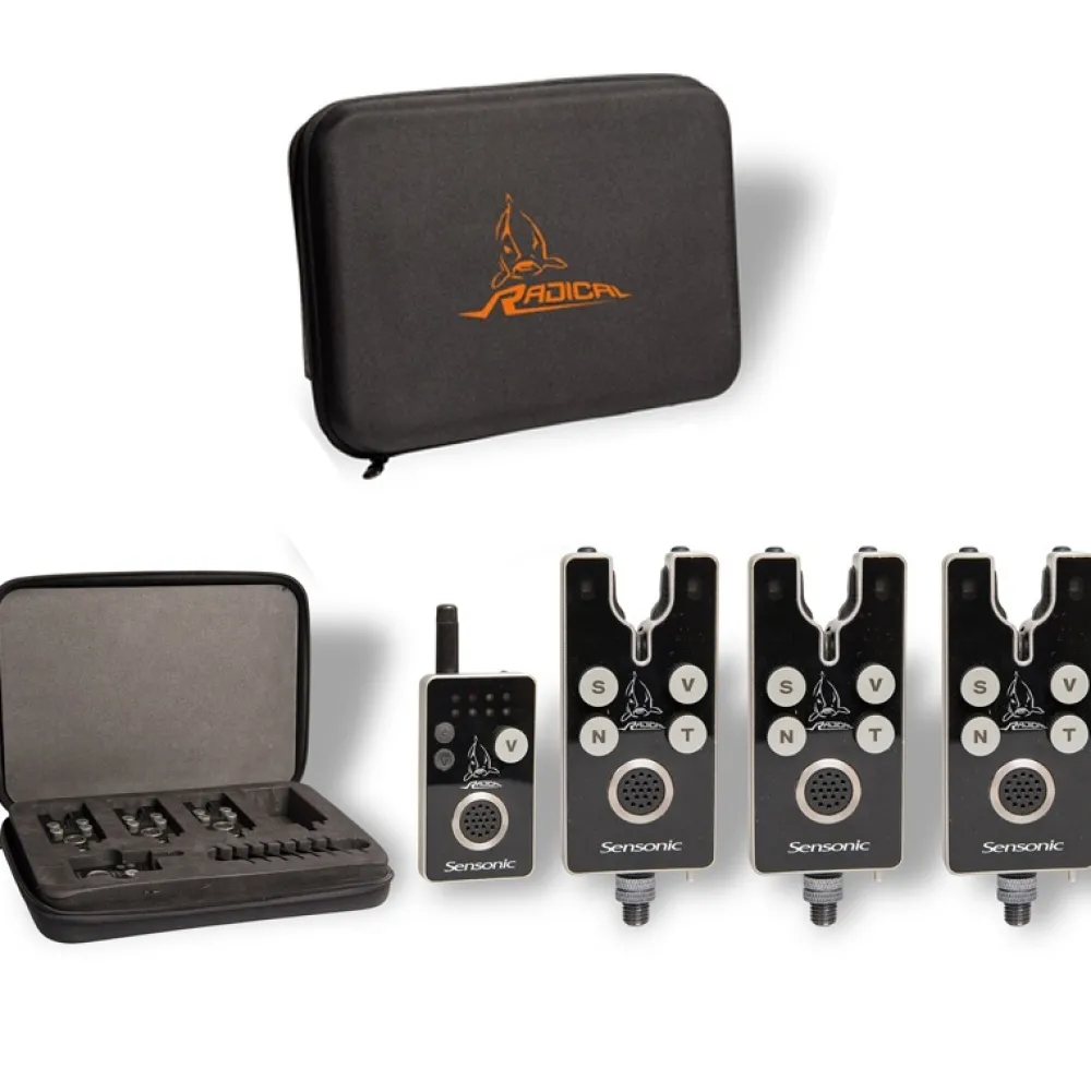 RADICAL CARPE Pack Centrale Radical Sensonic Bite Alarm 3+1