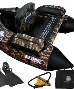 AMTRAC FISHING Pack Float Tube^Pack Float Tube Ghost 140 - Commando camo
