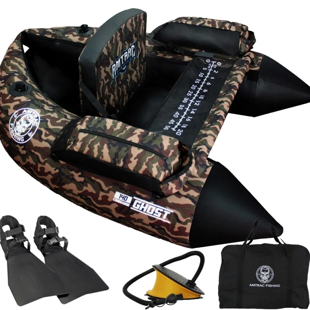 AMTRAC FISHING Pack Float Tube^Pack Float Tube Ghost 140 - Commando camo