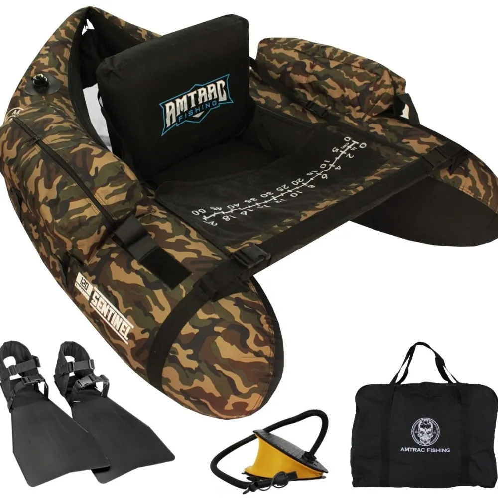 AMTRAC FISHING Pack Float Tube Sentinel 120 - Commando camo