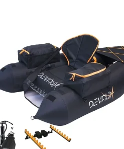 DEVAUX Pack Float Tube^Pack Float tube Kayak Tube Cap-V 1000 - Noir + Kit