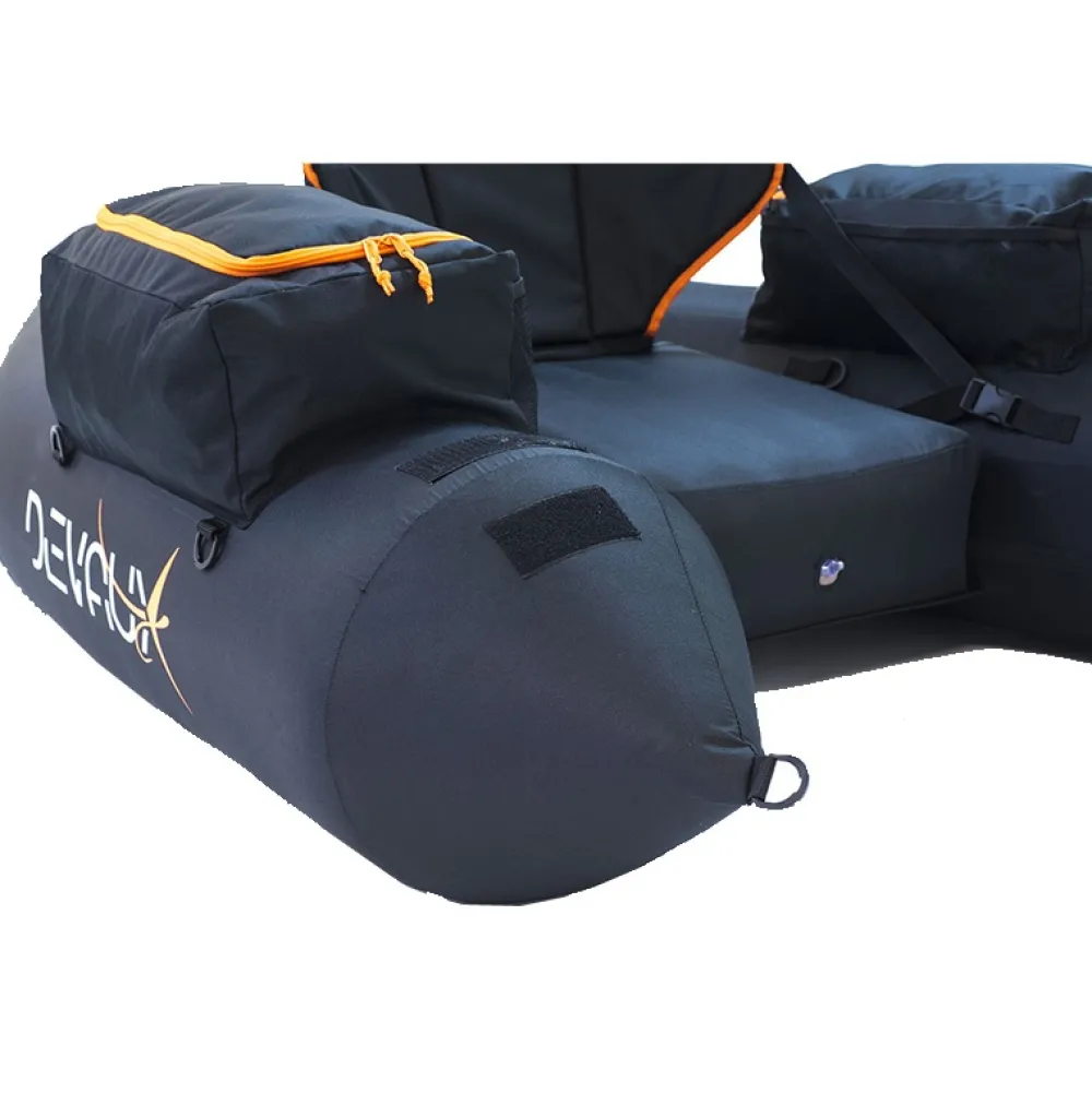 DEVAUX Pack Float Tube^Pack Float tube Kayak Tube Cap-V 1000 - Noir + Kit