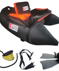 SEVEN BASS Pack Float Tube^Pack Float tube NRV Black + palmes offertes