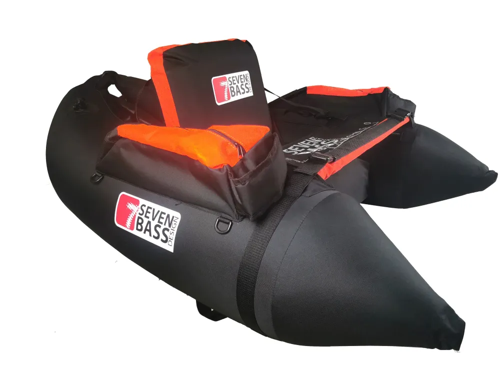 SEVEN BASS Pack Float Tube^Pack Float tube NRV Black + palmes offertes