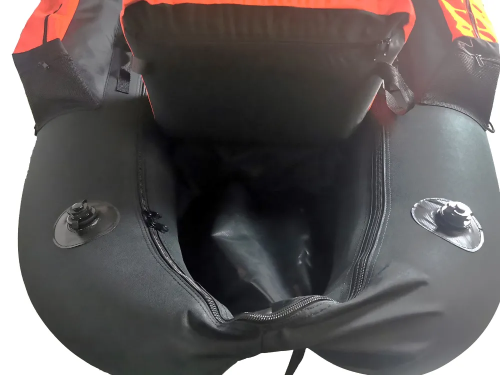 SEVEN BASS Pack Float Tube^Pack Float tube NRV Black + palmes offertes