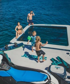JOBE Pack Piscine flottante Infinity island avec gonfleur