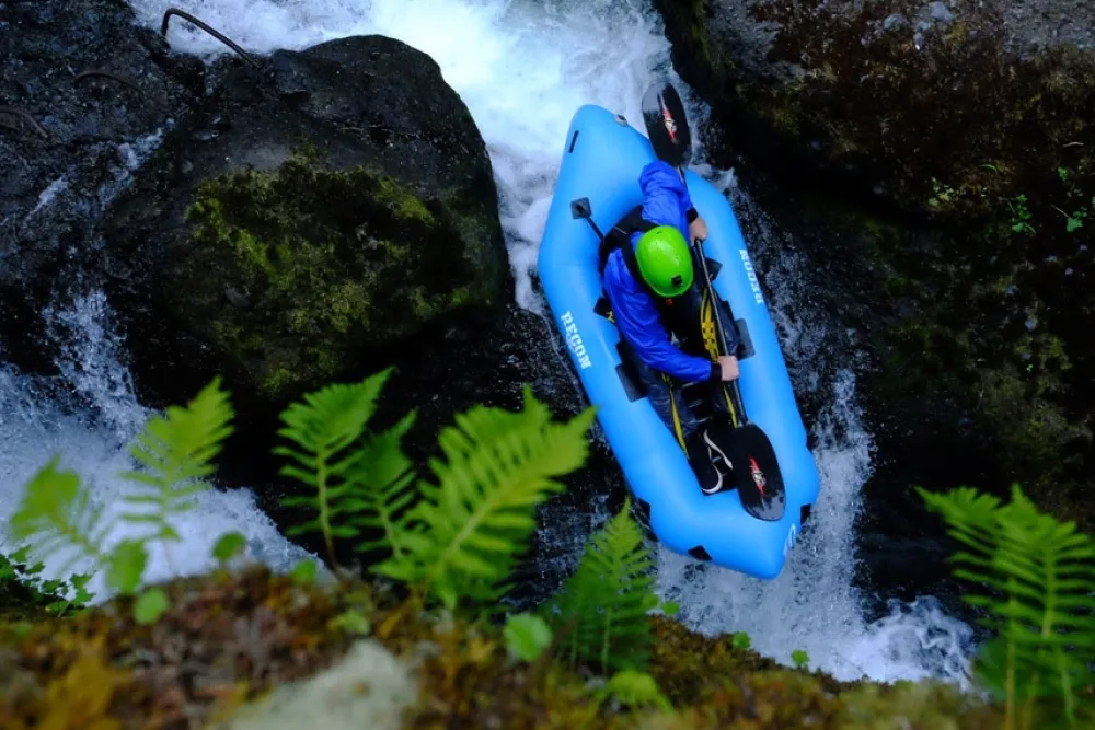 KOKOPELLI Packraft^Packraft Recon Self-bailing bleu artic