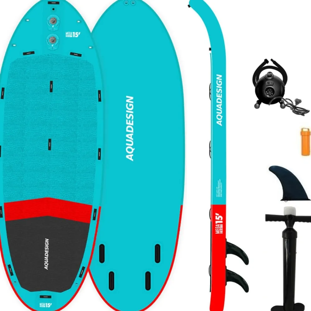 AQUA DESIGN Paddle Geant^Paddle Géant Gonflable Megacraft 15.1 Bleu