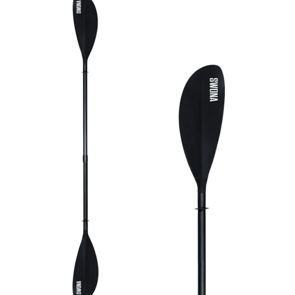 EGALIS Pagaie Canoe Kayak|Pagaie Kayak Gonflable^Pagaie kayak Swona Carbone 2 parties 210-225 cm