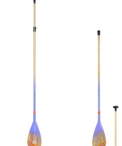 AZTRON Pagaie Sup^Pagaie SUP Phase 70% carbone Bamboo 2P