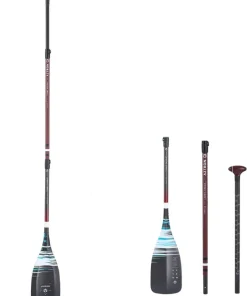 AZTRON Pagaie SUP Sonic Race 100% Carbone Ultralight 3P| Pagaie Sup