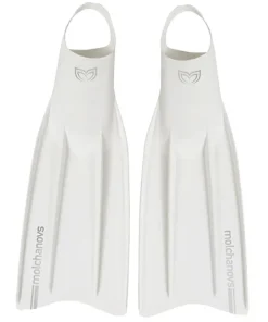 MOLCHANOVS Bi-Palme^Palme apnée Core Silicone Bifins Blanche