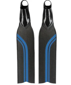 MOLCHANOVS Bi-Palme|Nouveautés^Palme apnée Pro Bifins 3 Carbon Bleu - Soft