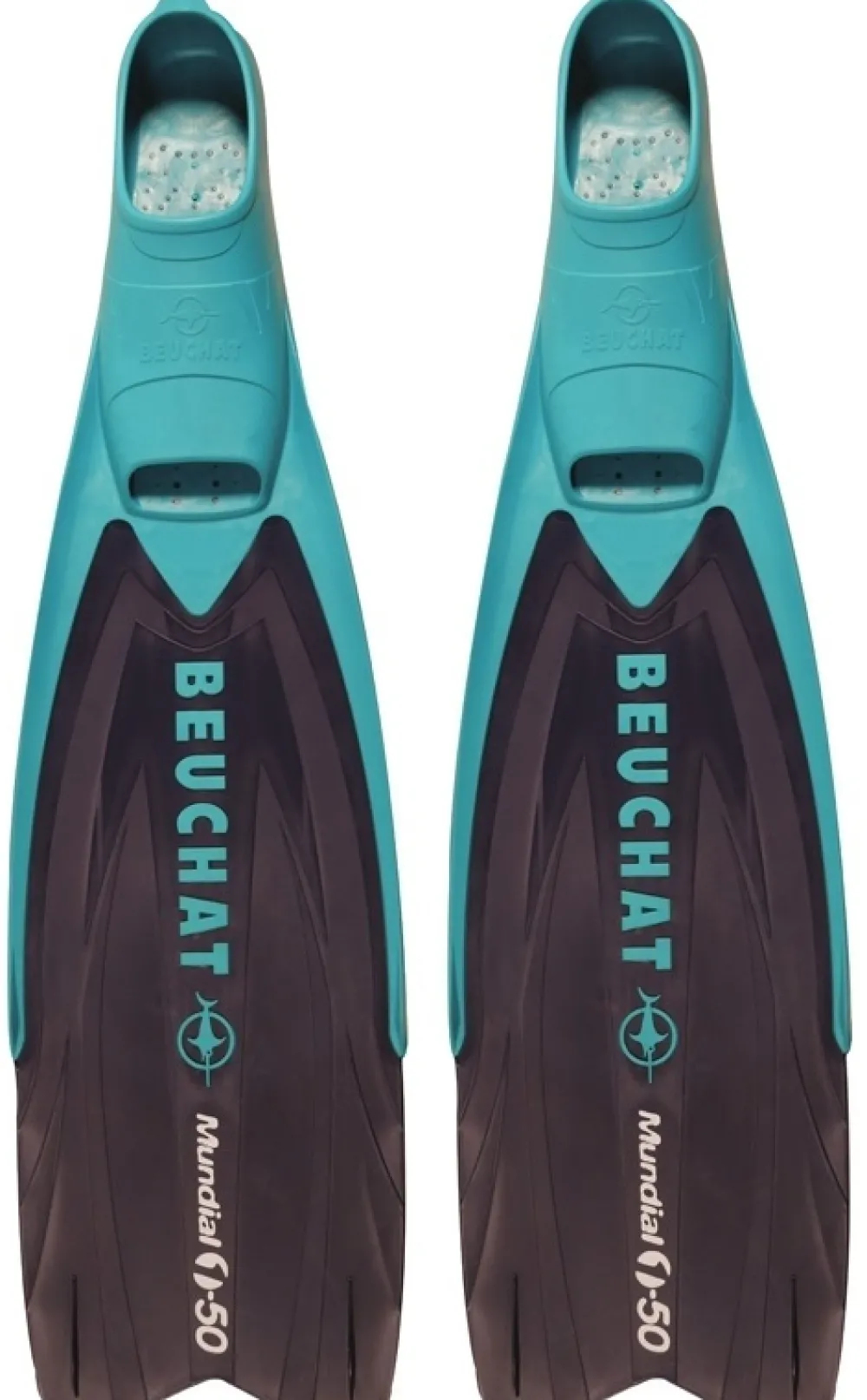 BEUCHAT Palmes Snorkeling|Palmes Chaussantes^Palmes Mundial One 50 - Bleu