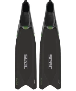 SEAC SUB Bi-Palme^Palmes chasse sous marine ou apnée BM30 Noir Vert