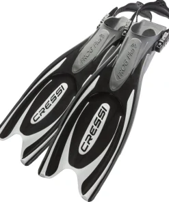 CRESSI-SUB Palmes Réglables^Palmes Cressi Frog Plus Noir/silver