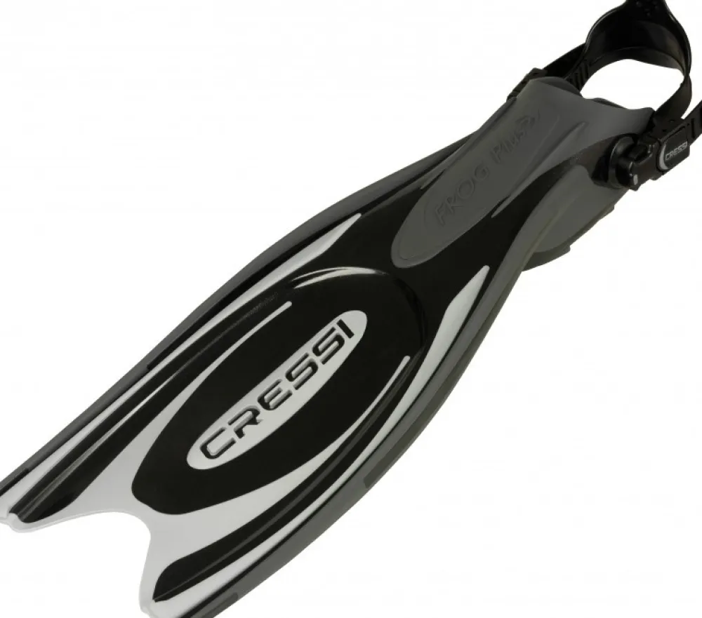 CRESSI-SUB Palmes Réglables^Palmes Cressi Frog Plus Noir/silver