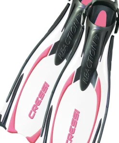 CRESSI-SUB Palmes Cressi Reaction EBS Blanc/rose