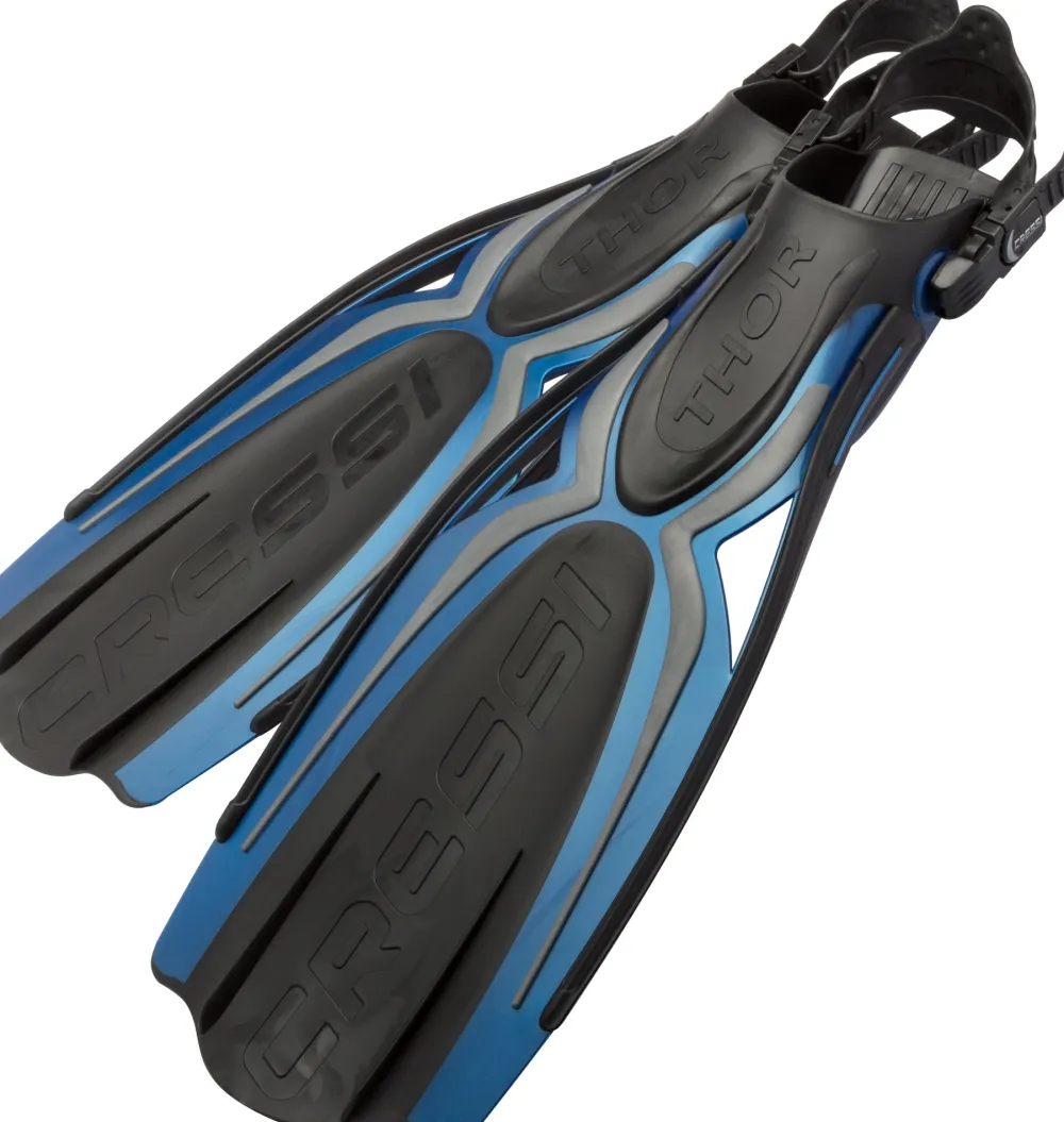 CRESSI-SUB Palmes Cressi Thor EBS - Bleu