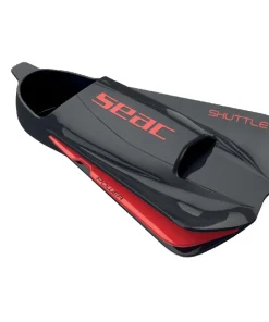 SEAC SUB Palmes de natation Shuttle Power - Noir/Rouge