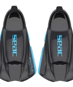 SEAC SUB Palme Natation^Palmes de natation Shuttle Power - Noir/turquoise